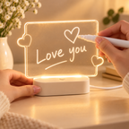 HeartGlow | Erasable USB Message Night Light